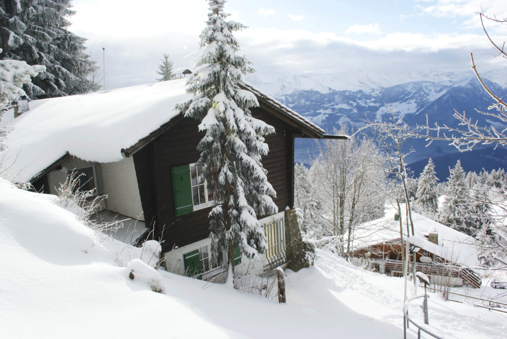 Alphus im Winter mit Aussicht